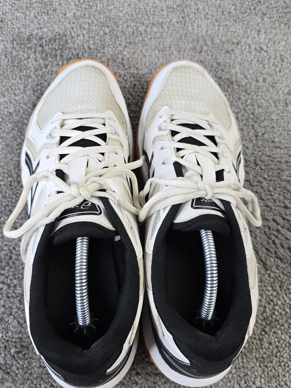 Asics GEL-Rocket 10 Womens Size 9 Volleyball Shoes White Black 1072A056 - Picture 10 of 12